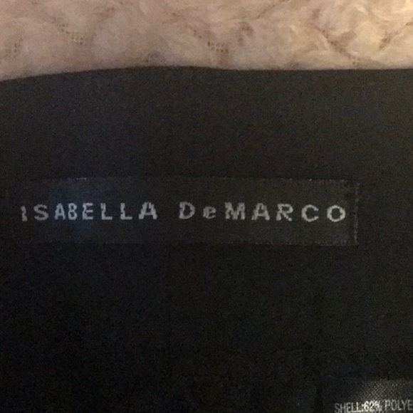 Isabella DeMarco Black Dress Pants, Size 12 - Picture 5 of 5
